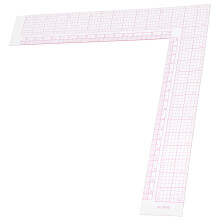 5Pcs Multi-Color Plastic Sewing L Rulers for Quilting and Dressmaking