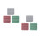 6Pcs Silicone Heat Resistant Mat Thickened Table Mat Assorted Colors 7