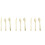 450Pcs Wooden Set Light Yellow Cutters 4