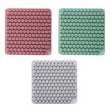 6Pcs Silicone Heat Resistant Mat Thickened Table Mat Assorted Colors