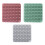 6Pcs Silicone Heat Resistant Mat Thickened Table Mat Assorted Colors 1