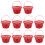 10Pcs Red Plastic Basket for Fruits Picking with Ergonomic Handle 8