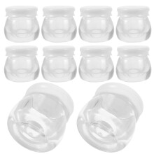 30Pcs Transparent Acrylic Refillable Face Cream Containers Travel Jars