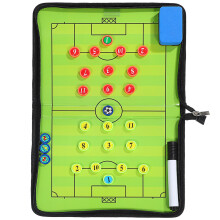 3St PU PVC Voetbal Tactiekbord Meerkleurig Met Marker En Magneten