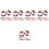 Paper Reward Stickers Assorted Adhesive for Education 5