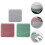 6Pcs Silicone Heat Resistant Mat Thickened Table Mat Assorted Colors 10