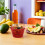 10Pcs Red Plastic Basket for Fruits Picking with Ergonomic Handle 3