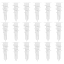 40St Plastic Expansiebuis Wit, Eenvoudig Te Monteren En Slijtvast
