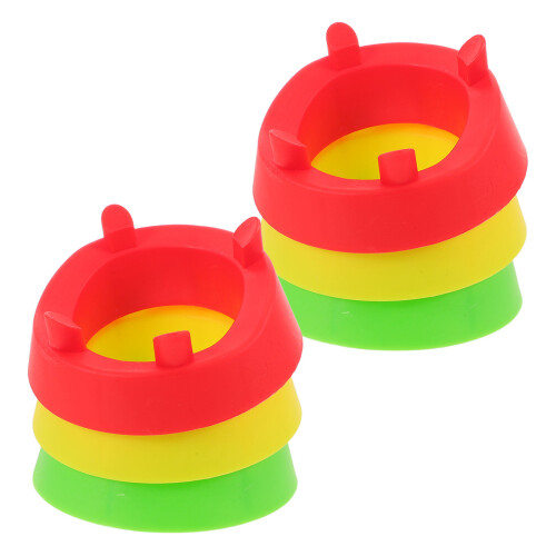 18Pcs Space-Saving Plastic Volleyball Basketball Display Stand Holder 2