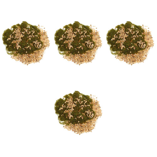 4Sets Nylon Grass Powder and Stone Set for Sand Table and Craft Decor 1