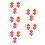 60Pcs Convenient Foldable Cotton Fabric Squares for DIY Embroidery 9