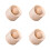 4St Dumpling Skin Presser Keukenaccessoire Khaki 6