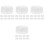 48Pcs White Plastic Can Caps Replacement for Gasoline Cans Seal 4