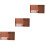 3Pcs Brown PU File Clipboards Lightweight A4 Paper Holders for Work 5