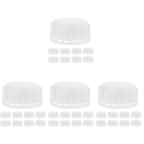 48Pcs White Plastic Can Caps Replacement for Gasoline Cans Seal 2