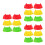 18Pcs Space-Saving Plastic Volleyball Basketball Display Stand Holder 4