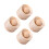 4St Dumpling Skin Presser Keukenaccessoire Khaki 4