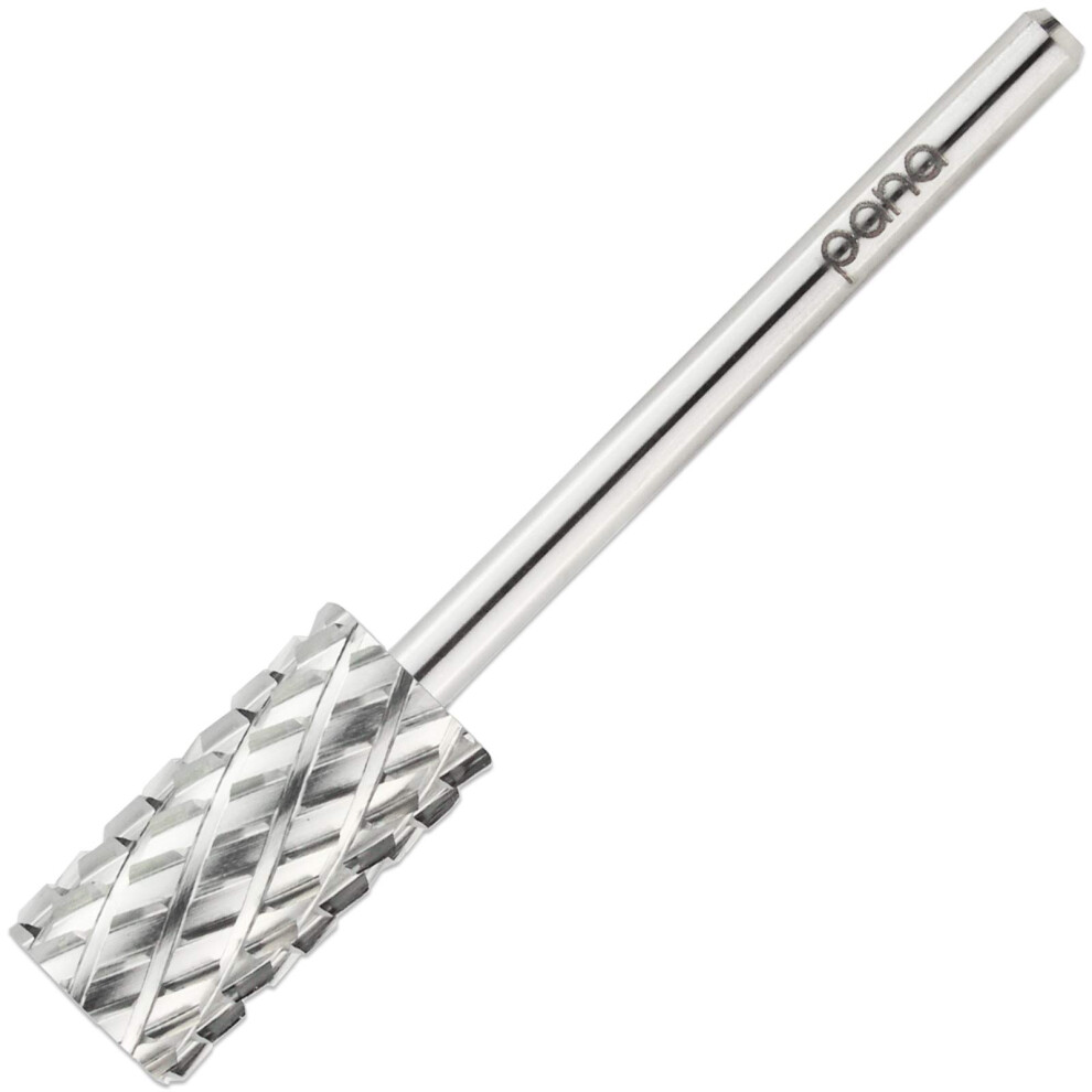 Pana Silver 3/32" Safety Nail Carbide Bit - Large Barrel Head (Grit: 4 Extra Coarse - Xxxxc) For Electric Dremel Drill Machine
