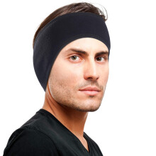 Omenex Winter Hoofdband Orenwarmers Dubbel Laags Fleece Dikker Mannen/Vrouwen Paardenstaart Orenband