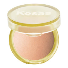 Kosas Sun Show Glowy Warmth Baked Bronzer - Contouring Powder for Cheekbones, Nose & Jawline - Enriched with Concentrated Fatty Acids - Talc-Free, Veg