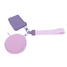 Brieftasche mit zwei Fächern und Handgelenkriemen 19cm 10cm 7.5x12cm