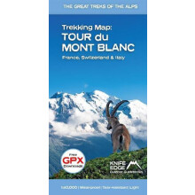 Tour du Mont Blanc Trekking Map by Andrew McCluggage Other Book