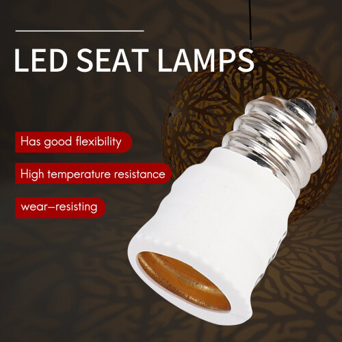 6-Pack E12 to E14 White Bulb Converter LED Light Holder Lamp Adapter Socket Changer High Quality 1