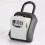 Outdoor Password Key Boxs Extended Locking Hook Steel Wire Hanging Key Storage Waterproof Key 4 Digit Code Box Black 5