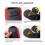 Key Safe Box  4 Digit Combination Outdoor Key Security Storage Case Key Lock Box Wall Mounted,Black & Red 7