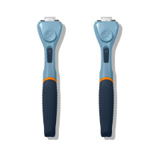 Dollar Shave Club | Rasierergriff (2er Pack) Blau | Ersatzrasiergriff