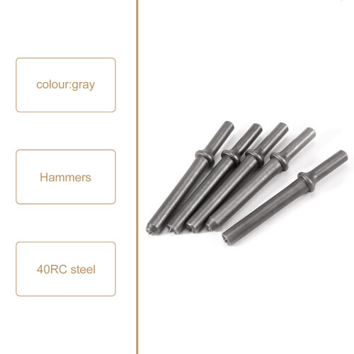 7 Pcs Great Heavy Duty Smoothing Pneumatic Air Rivet Hammer Tools Kit 2
