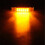 luz led âmbar de 4 polegadas 12v selada para luzes de barra utilitária 6led rv  marinho 3