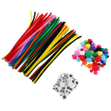 400Pcs Colored Pipe Cleaners Craft Materials Assorted Chenille Stems