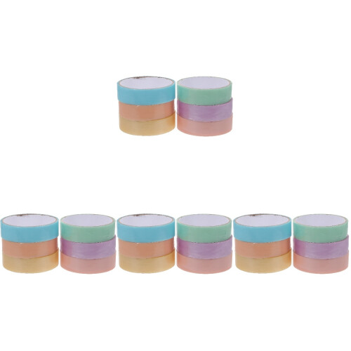 24Rouleaux Rubans Adhésifs Décompression Créatifs Pour Jouets Enfants 2