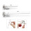 2Pièces Thermomètre Bonbon Verre Trempé Multi-Usage Cuisine 3