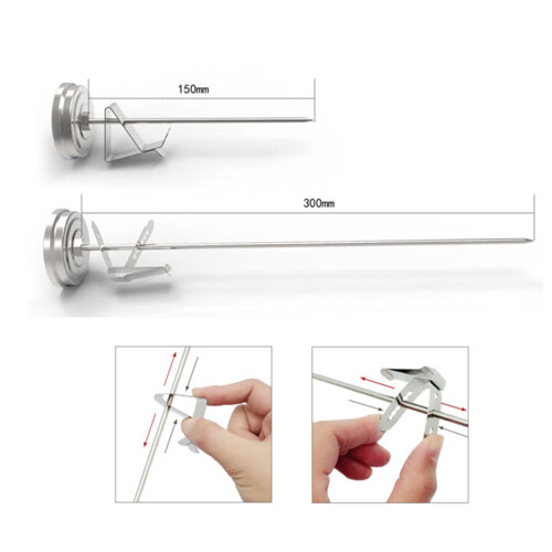 2Pièces Thermomètre Bonbon Verre Trempé Multi-Usage Cuisine 2