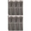 2Pièces Carreaux Argent Design Moderne Pour Décoration Murale 7