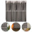 2Pièces Carreaux Argent Design Moderne Pour Décoration Murale 11