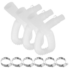 12Sets Weiße Poolschläuche Für Filterpumpen, Langlebig Und