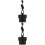 2Pièces Bouchon Adaptateur Multifonction Noir Pour Valve De 7