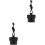 2Pièces Bouchon Adaptateur Multifonction Noir Pour Valve De 5