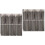 2Pièces Carreaux Argent Design Moderne Pour Décoration Murale 6