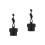 2Pièces Bouchon Adaptateur Multifonction Noir Pour Valve De 6