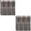 2Pièces Carreaux Argent Design Moderne Pour Décoration Murale 8