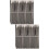 2Pièces Carreaux Argent Design Moderne Pour Décoration Murale 9