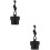 2Pièces Bouchon Adaptateur Multifonction Noir Pour Valve De 8