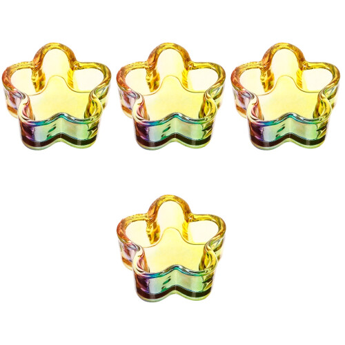 4Pièces Coupes Nail Art En Verre Compactes Multiples 2