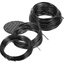 5Ensembles Métallique Noir Pour Kit De Formation Plantes