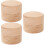 3Pièces Boîtes Rangement Bébé Bois Durable Design Charmant 9