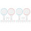 24Pièces Tableaux Effaçables Mousse Colorés Mini Boards Maniables 4